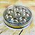10 CAIXA REDONDA DOURADO C/8 CAVIDADES P/ BOMBONS 14080 BWB EMBALAGEM - Imagem 4