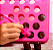 PLACA PORCIONADORA C/ EMPURRADOR 2 EM 1 ROSA BRILHANTE 18g (Blue Star) - Imagem 4