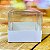 10 CAIXA 6,5X6,5 X 6  COM TAMPA ACETATO BRANCO 4828 (IDEIA) ESSENCIAL - Imagem 3