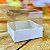 10 CAIXA 6,5X6,5 X 6  COM TAMPA ACETATO BRANCO 4828 (IDEIA) ESSENCIAL - Imagem 1