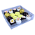 10 CAIXA P/ 16 DOCES ACETATO INCOLOR 16X16X4 5035  (IDEIA) ESSENCIAL - Imagem 3