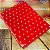 10 Toalhas P/ Mesa Festa POA VERMELHO/BRANCO Bopp Perola  78x78 INOVE - Imagem 1