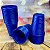 Kit Festa 50 PESSOAS DESCARTAVEIS AZUL PETRÓLEO PEROLADO GARFO + PRATO + COPO - Imagem 3