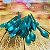 Kit Festa 50 PESSOAS DESCARTAVEIS VERDE PEROLADO GARFO + PRATO + COPO - Imagem 5