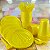 Kit Festa 50 PESSOAS DESCARTAVEIS AMARELO PEROLADO GARFO + PRATO + COPO - Imagem 1