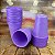 Kit Festa 50 PESSOAS DESCARTAVEIS LAVANDA CANDY COLORS PEROLADO GARFO + PRATO + COPO - Imagem 4