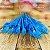Kit Festa 50 PESSOAS DESCARTAVEIS AZUL CLARO CANDY COLORS GARFO + PRATO + COPO - Imagem 6