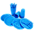 Kit Festa 50 PESSOAS DESCARTAVEIS AZUL CLARO CANDY COLORS GARFO + PRATO + COPO - Imagem 2