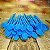 Kit Festa 50 PESSOAS DESCARTAVEIS AZUL CLARO CANDY COLORS GARFO + PRATO + COPO - Imagem 3