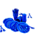 Kit Festa 50 PESSOAS DESCARTAVEIS AZUL GARFO + PRATO + COPO - Imagem 2
