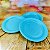 Kit Festa 50 PESSOAS DESCARTAVEIS AZUL TIFFANY GARFO + PRATO + COPO - Imagem 6
