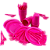 Kit Festa 50 PESSOAS DESCARTAVEIS PINK GARFO + PRATO + COPO - Imagem 8