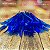 Kit Festa 50 PESSOAS DESCARTAVEIS AZUL NEON GARFO + PRATO + COPO - Imagem 2