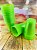 Kit Festa 50 PESSOAS DESCARTAVEIS VERDE CLARO NEON GARFO + PRATO + COPO - Imagem 3
