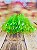 Kit Festa 50 PESSOAS DESCARTAVEIS VERDE CLARO NEON GARFO + PRATO + COPO - Imagem 2