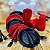 Kit Festa 50 PESSOAS DESCARTAVEIS  GARFO + PRATO + COPO PRETO E VERMELHO - Imagem 1