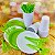 Kit Festa 50 PESSOAS DESCARTAVEIS BRANCO  E VERDE LIMÃO GARFO + PRATO + COPO - Imagem 1