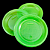 10 PRATO PS 15 RASO NEON VERDE CLARO BELLO FESTAS - Imagem 1