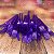 50 GARFO SOBREMESA PS ROXO PEROLADO BELLO FESTAS - Imagem 1