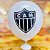 25 BALAO LATEX REDONDO 9 pol. ATLETICO MINEIRO ( Regina ) - Imagem 2