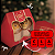 5 SACOLA P/ PRESENTE C/ VISOR - NATAL CLASSICO ID5165  (NATAL IDEIA 2024) - Imagem 3