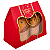 5 SACOLA P/ PRESENTE C/ VISOR - NATAL CLASSICO ID5165  (NATAL IDEIA 2024) - Imagem 2