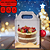 10 CAIXA P/ PANETONE MALETA CRISTAL 14X14 NATAL ENCANTADO ID5232 (NATAL IDEIA 2024) - Imagem 3