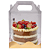 10 CAIXA P/ PANETONE MALETA CRISTAL 14X14 NATAL ENCANTADO ID5232 (NATAL IDEIA 2024) - Imagem 2