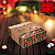 10 CAIXA BROWNIE C/ CELOFANE NATAL KRAFT ID5277 (NATAL IDEIA 2024) - Imagem 3