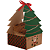 5 CACHEPOT PANETONE  ARVORE - NATAL KRAFT ID5082 (NATAL IDEIA 2024) - Imagem 2