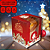 5 CAIXA MINI PANETONE NATAL ENCANTADO ID5192  (NATAL IDEIA 2024) - Imagem 3