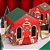 10 CAIXA CASINHA P/ PANETONE DE 500G C/ VISOR DE ACETATO 4317 (JANGO NATAL 2024) - Imagem 1
