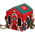 10 CAIXA CASINHA P/ PANETONE DE 500G C/ VISOR DE ACETATO 4317 (JANGO NATAL 2024) - Imagem 5