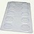 Forma Bwb Sp 847 Mini Trufa Alongada Silicone 3 Partes  Profissional Cod-3522 (Sp Especial) - Imagem 3