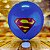 25 BALÃO BEXIGA FESTA  SUPERMAN n°9 FESTCOLOR - Imagem 2