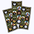30 ADESIVO FREE FIRE GAMER REDONDO FESTCOLOR - Imagem 1