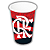 8 COPO PAPEL 200ML FLAMENGO FESTCOLOR - Imagem 1