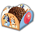40 PORTA FORMINHA BLUEY  FESTCOLOR - Imagem 2