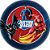 8 PRATO FESTA   LIGA DA JUSTIÇA DE PAPEL 18 CM FESTCOLOR - Imagem 2