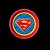8 PRATO FESTA  SUPERMAN  DE PAPEL 18 CM FESTCOLOR - Imagem 2