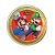 8 PRATO FESTA  SUPER MARIO DE PAPEL 18 CM FESTCOLOR - Imagem 1