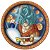 8 PRATO FESTA  DRAGON BALL DE PAPEL 18 CM FESTCOLOR - Imagem 3
