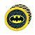 8 PRATO FESTA  BATMAN DE PAPEL 18 CM FESTCOLOR - Imagem 1