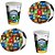 Kit Festa FUTEBOL 16 Pratos + 16 Copos Descartável 200 Ml Papel - FESTCOLOR - Imagem 1