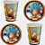 Kit Festa DRAGON BALL Z 16 Pratos + 16 Copos Descartável 200 Ml Papel - FESTCOLOR - Imagem 1