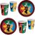 Kit Festa HARRY POTTER 16 Pratos + 16 Copos Descartável 200 Ml Papel - FESTCOLOR - Imagem 1