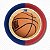 Kit Festa NBA BASQUETE 16 Pratos + 16 Copos Descartável 200 Ml Papel - FESTCOLOR - Imagem 3