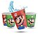 Kit Festa SUPER MARIO BROS 16 Pratos + 16 Copos Descartável 200 Ml Papel - FESTCOLOR - Imagem 2