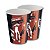 Kit Festa SÃO PAULO FC 8 Pratos + 8 Copos Descartável 200 Ml Papel - FESTCOLOR - Imagem 2