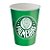 Kit Festa PALMEIRAS 8 Pratos + 8 Copos Descartável 200 Ml Papel - FESTCOLOR - Imagem 3